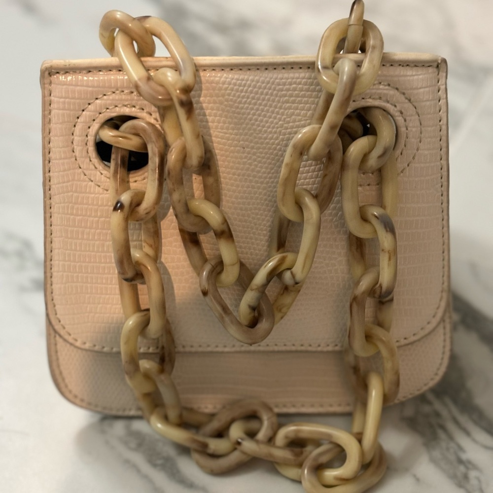 House of Want Vegan Leather Chain Strap bag